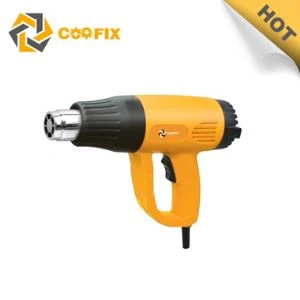 Pistolet à air chaud température double variable numérique réglable en plastique 1500 Watt