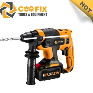 Commande de Vitesse Variable marteau rotatif sans fil 18V Li-ion conduit lumière gauche Rotation droite